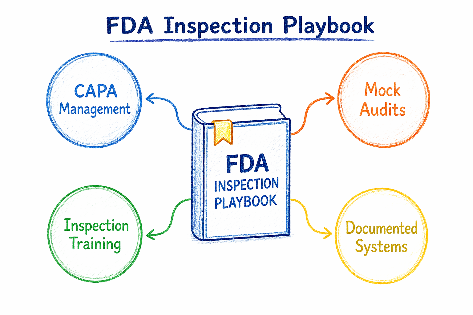 FDA Inspection Playbook FDA consulting support from former FDA investigators for regulatory compliance and inspection readiness